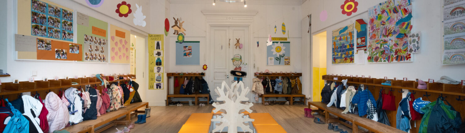 Kita Maria Grün Blankenese Garderobe